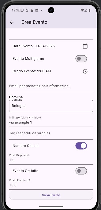 Creazione evento 2